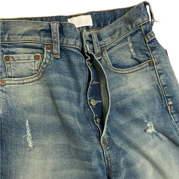 NWT Boyish by HER The Brady style jeans.  Button fly.  Raw hem.  Sz 26 - Picture 7 of 9